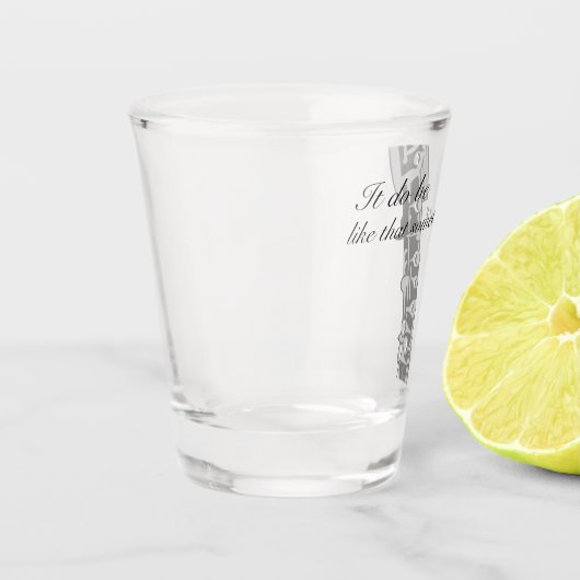 Schießglas (es ist manchmal so) schnapsglas (Links)