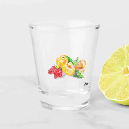 Schießglas: Früchte Schnapsglas (Vorderseite)
