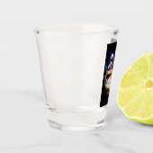 Schießglas mit Snitz von Bobs Saucer-Reparatur Schnapsglas (Links)