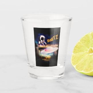 Schießglas mit Snitz von Bobs Saucer-Reparatur Schnapsglas
