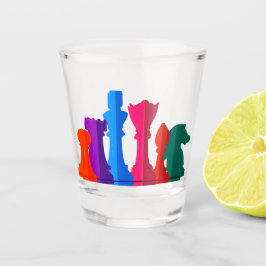 Schießglas-Schach Schnapsglas
