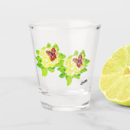Schießglas : Schmetterlingsglück Schnapsglas
