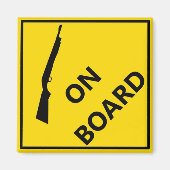 Schießpistole an Bord Magnet (Vorne)