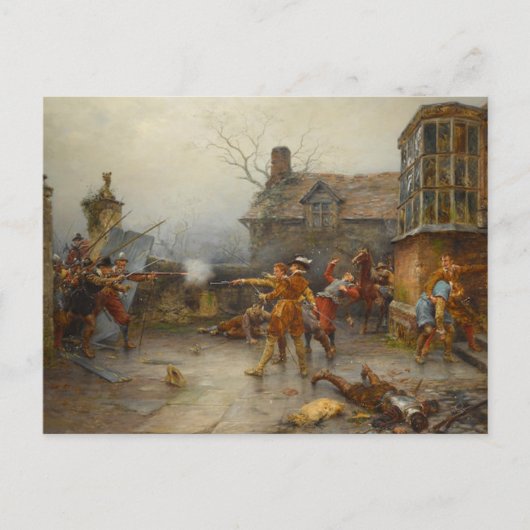 Schießpulver-Grundstück - Letzter Stand im Holbech Postkarte (Vorderseite)