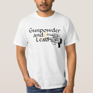 Schießpulver-und Führungs-Revolver-Pistolen-Set T-Shirt