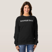 Schießstand-Tag Waffen Schießen Sweatshirt (Vorne ganz)