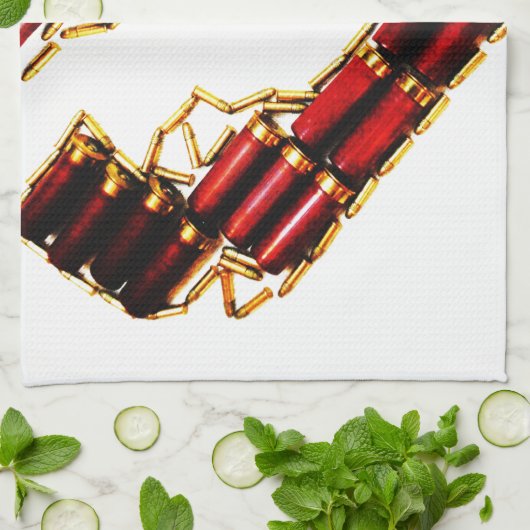 Schießt n Kugeln Handtuch (Gefaltet)