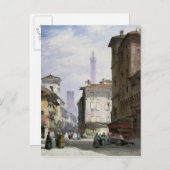 Schießturm, Bologna Postkarte (Vorne/Hinten)