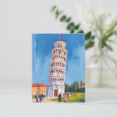 Schießturm Pisa Italien Malkarte (Stehend Vorderseite)