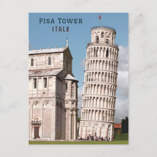 Schießturm von Pisa Italien Europa Reisen Postkarte