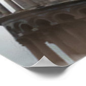 Schießturm von Pisa Italien Reiseplaner Poster (Ecke)