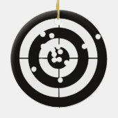 Schießübungen Keramik Ornament (Hinten)