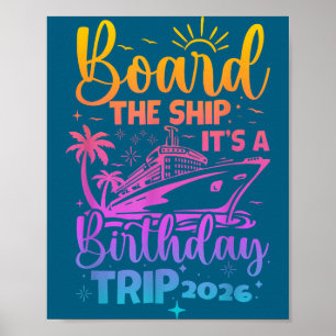 Schiff a Geburtstagsreise 2026 Kreuzfahrt-Trupp be Poster
