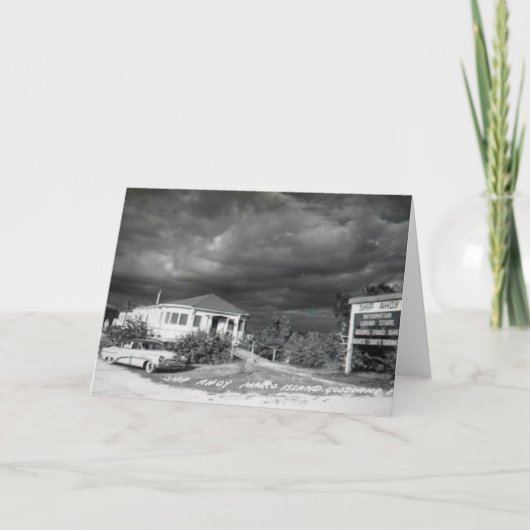 Schiff Ahoy Bar, Marco Island, Florida, 1960er Karte (Vorderseite)