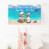 Schiff Ahoy, es ist ein Junge, Jungs Baby Duschban Banner (Insitu)
