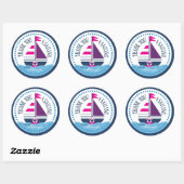 Schiff Ahoy! Girl Sticker A (Blatt)