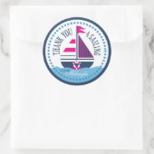 Schiff Ahoy! Girl Sticker A (Tasche)