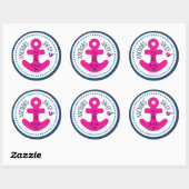 Schiff Ahoy! Girl Sticker D (Blatt)