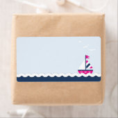 Schiff Ahoy! Mädchenname-Tag (Insitu)