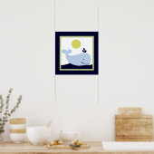Schiff Ahoy Mate/Nautical/Whale Wall Art Poster (Küche)
