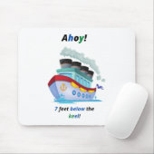 Schiff Ahoy Sieben Füße unter der Keek Mousepad (Mit Mouse)