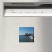 Schiff am Hafen von Oceanside - CA Magnet (In Situ (Geschirrspüler))