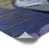 Schiff am Shore-Poster Poster (Ecke)