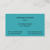 Schiff am Strand Visitenkarte (Rückseite)