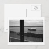 Schiff an der Bucht Postkarte (Vorne/Hinten)