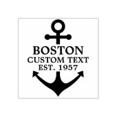 Schiff Anchor Marina, Fishing oder Shipping Compan Gummistempel (Prägung)