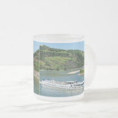 Schiff auf dem Rhein bei Oberwesel Mattglastasse (VorderseiteRechts)