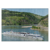 Schiff auf dem Rhein bei Oberwesel Schneidebrett (Vorderseite)