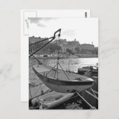 Schiff auf der Seine-Fluss Paris Postkarte (Vorne/Hinten)