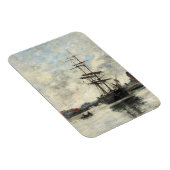 Schiff auf der Touques Eugene Boudin (Französisch, Magnet (Rechte Seite)