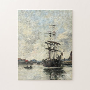 Schiff auf der Touques Eugene Boudin (Französisch, Puzzle