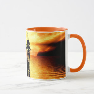 Schiff auf der Waves-Tasse Tasse