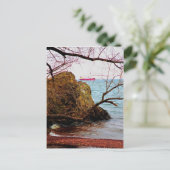 Schiff auf Lake Superior Postkarte (Stehend Vorderseite)