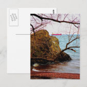 Schiff auf Lake Superior Postkarte (Vorne/Hinten)