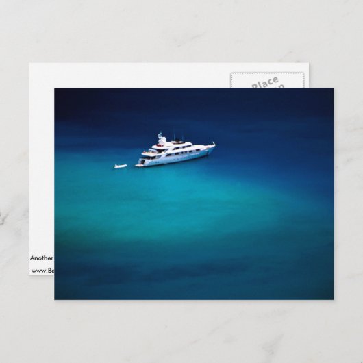 Schiff auf Magens Bay, St. Thomas, U.S. Jungfrau I Postkarte (Vorne/Hinten)