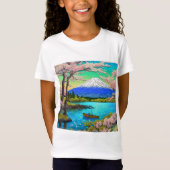 Schiff auf See am Fuji T-Shirt (Vorderseite)