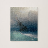 Schiff auf stürmischen Meeren, Iwan Aivazovsky Puzzle (Vertikal)