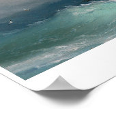 Schiff auf Sturmsee Ivan Aivazovsky Seesturm Poster (Ecke)