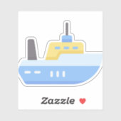 Schiff Aufkleber (Blatt)