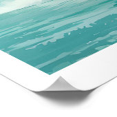 Schiff aus Nebel heraus - spirituelle Reise Poster (Ecke)