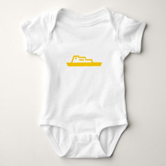 Schiff Baby Strampler (Vorderseite)