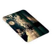 Schiff bei Vollmond Magnet (Rechte Seite)