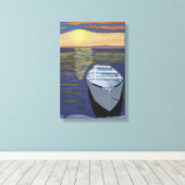 Schiff by Shore Leinwand Art (Insitu (Holzboden))