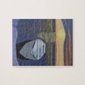 Schiff by Shore Leinwand Art Puzzle (Horizontal)