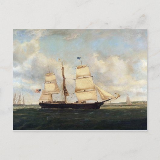 Schiff Clipper Horatio aus dem 19. Jahrhundert Postkarte (Vorderseite)