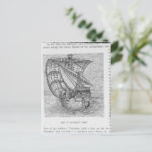 Schiff der Columbus-Zeit Postkarte (Stehend Vorderseite)